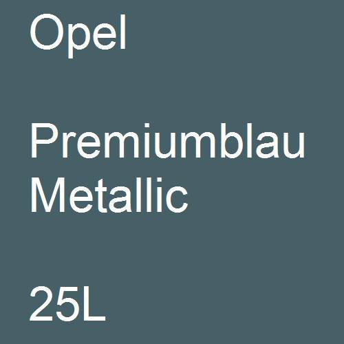 Opel, Premiumblau Metallic, 25L.